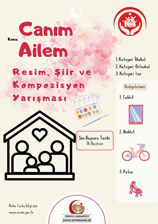 “Canım Ailem” Resim, Şiir ve Kompozisyon Yarışması